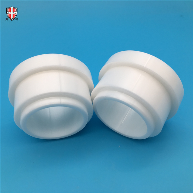 White high temperature resistant zirconia ceramic sleeve corrosion resistant custom