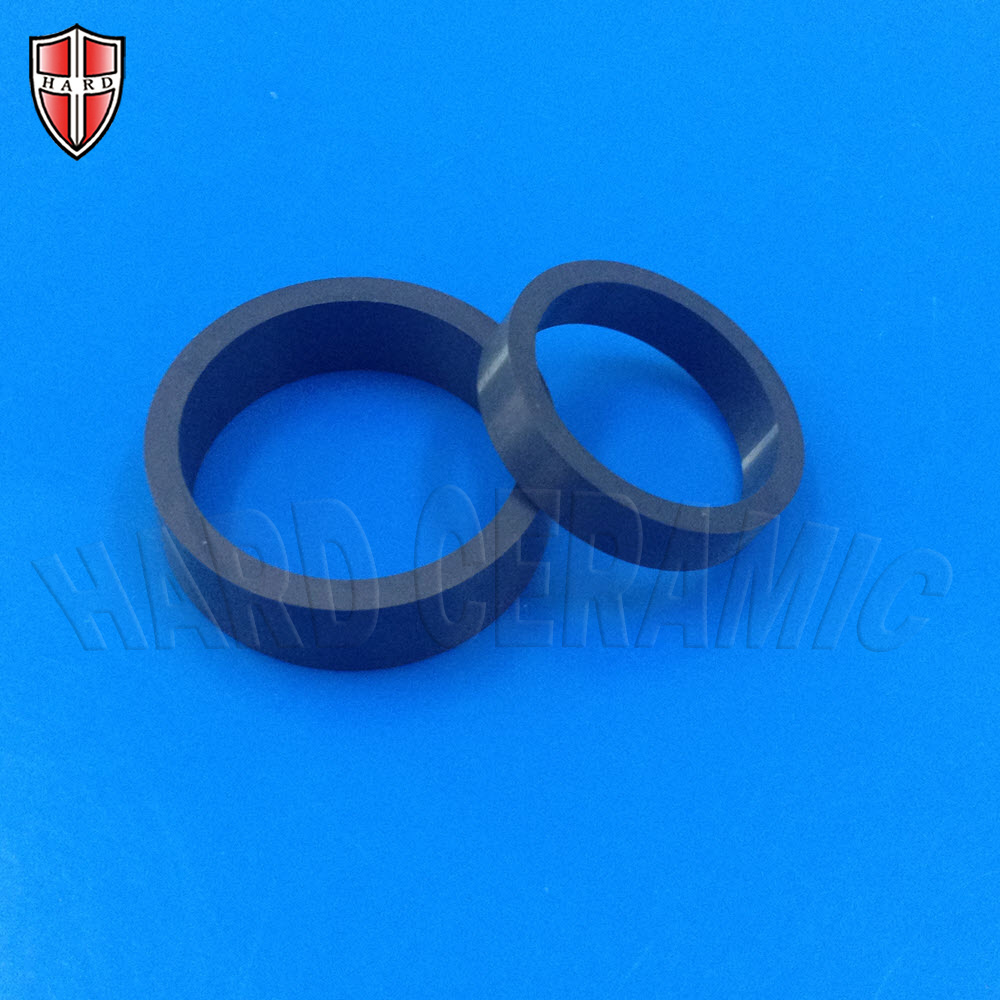 Customized machining Silicon Carbide sleeve SiC Ceramic bushing