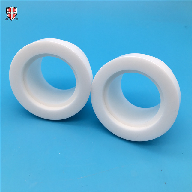 White high temperature resistant zirconia ceramic sleeve corrosion resistant custom