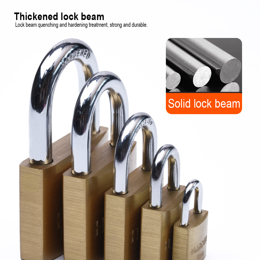 20mm/30mm/40mm/ 50mm/60mm Top Safety  Mini Brass Padlock Heavy Padlock Solid Brass Lock