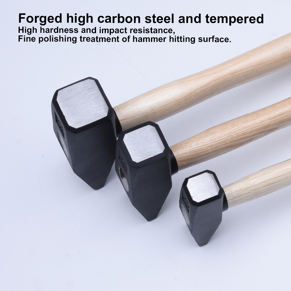 100g -2000g High Quality Professional Chipping Machinist Hammer With Wooden Handle