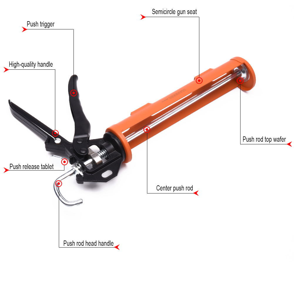 9'' Conjoined Rotary Caulking Gun