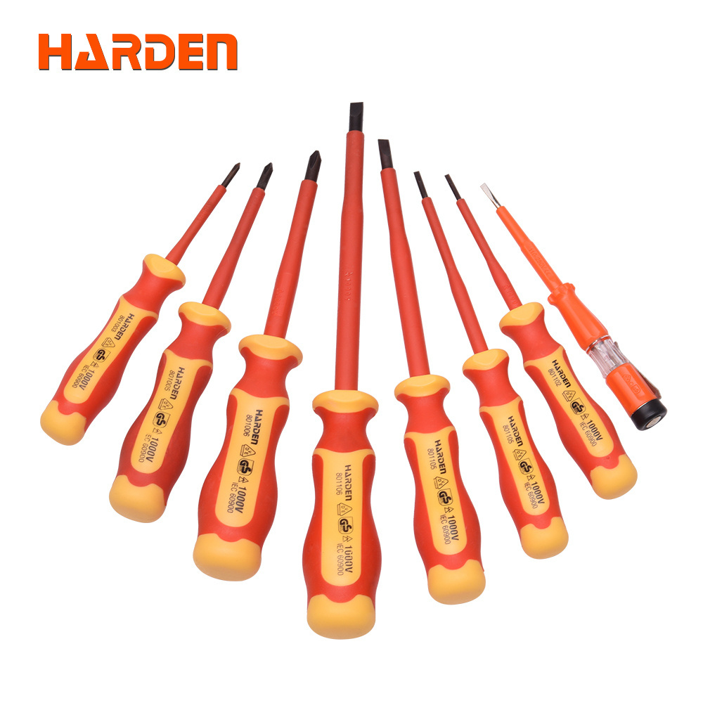 8Pcs 1000V Insulated Slotted Phillips Screwdriver VDE