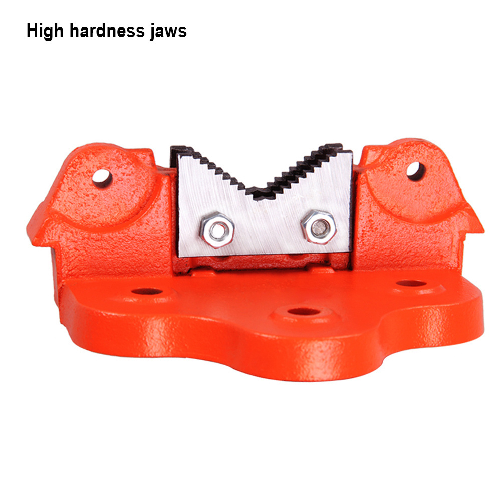 2# 4# Heavy-duty pipe clamp bench vise pressure clamp manual clamp Hinged Vise For Pipes