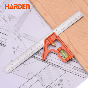 Harden 12-Inch/300mm measure Multifunctional Combination Square/Carpenter Square Ruler with Aluminum Handle