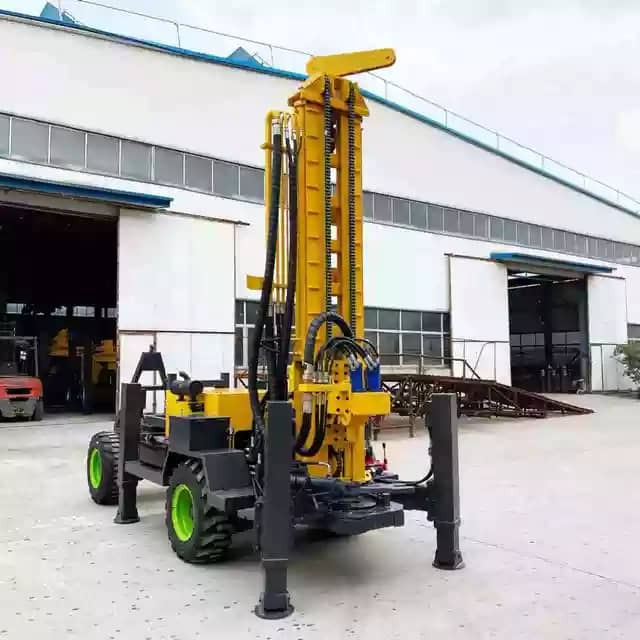 300m Hydraulic Tariler Mounted Borehole Water Well Drilling Machine