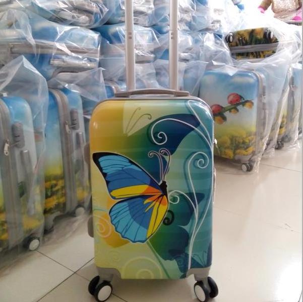 2020 Transparent Shell PC Luggage with High Quality and Personalized Suitcase