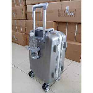 Trolley Hardshell ABS+PC Trolley Case trolley luggage with cup holder