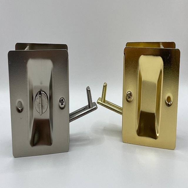 Brass Pocket Door Pull Door Lock