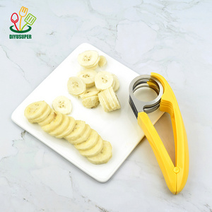 Wholesale kitchen tool Handheld kitchen fruit slicer portable banana slicer