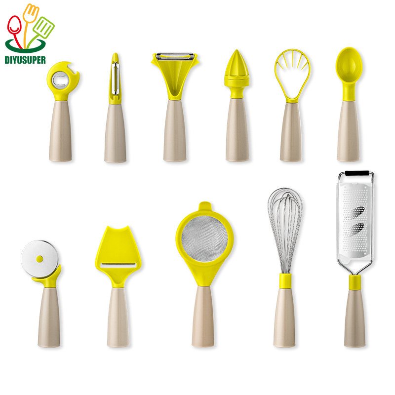 Kitchen Gadget Tool Fruit & Vegetable Tools  lemon Reamer Peeler Avocado Cutter Egg Whisk Cheese Slicer