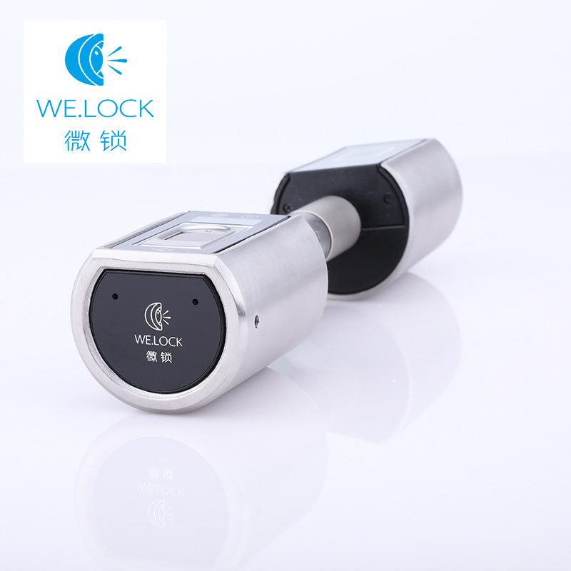 WE.LOCK Automatic door system biometric fingerprint scanner door lock APP sliding glass door push lock