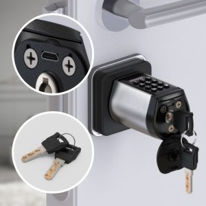 Indoor Smart Digital Door Lock Wholesale Convenience Security Smart Lock Airbnb Phone BLE with Mechanical key smart lock