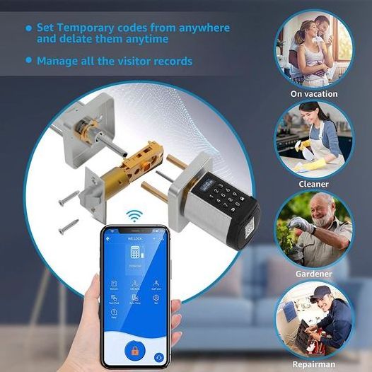 Top smart digital door lock smart door lock app new design electronic smart door lock