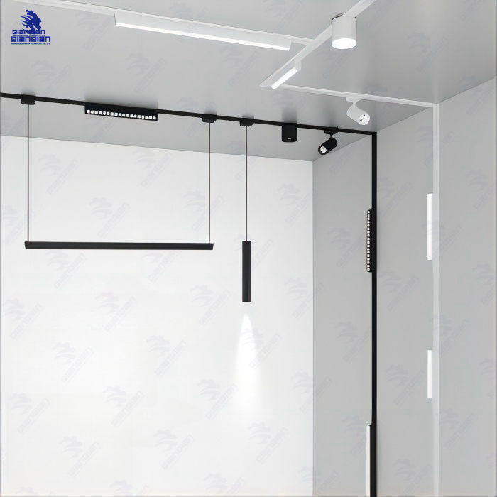 Smart Track Spotlight Recessed Home Bright Installation Track Light Strip No Mains Light Magnetic Track