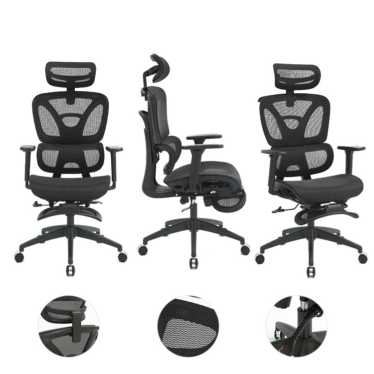 Factory custom high quality ergonomic big and tall gaming chair mesh chair for office