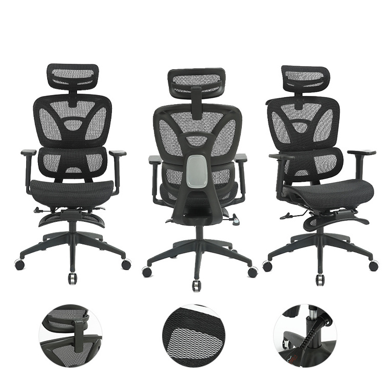 Factory custom high quality ergonomic big and tall gaming chair mesh chair for office