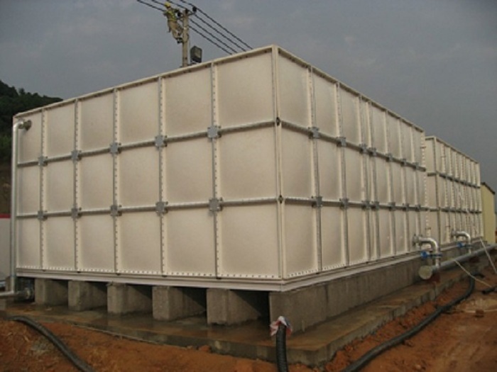 50000 Gallon Water purification plant big capacity FRP panels bolted water tank