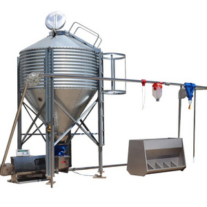 10 tons feed silo 15 cubic meter with galvanized layer zinc 275g for livestock culturing farm silo