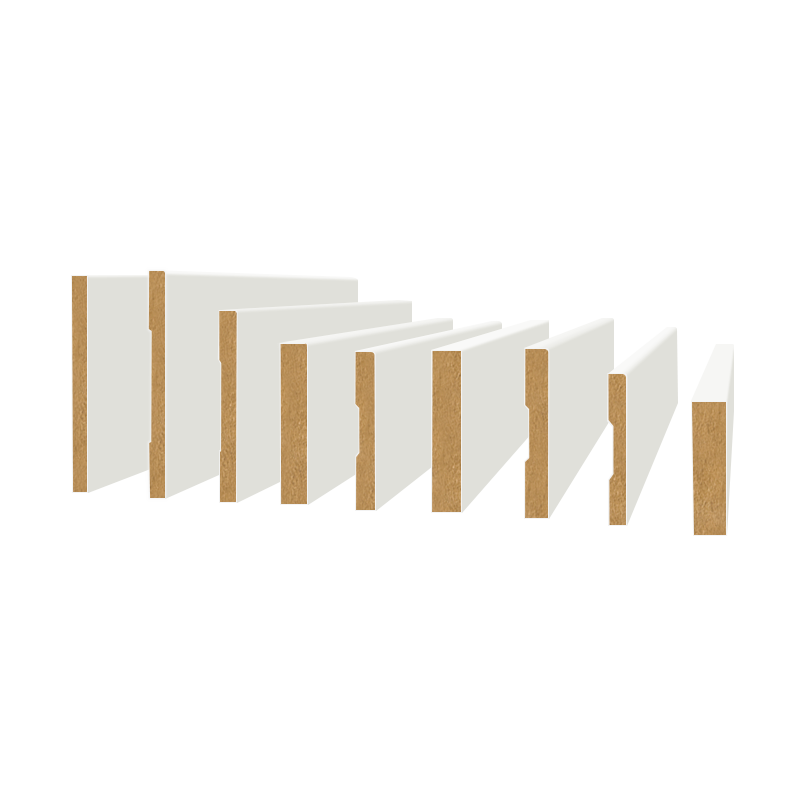 MDF Baseboards Wall Moulding With White Primed MDF Door Casing mdf Trim Moulding Chinese Factory Waterproof Pine