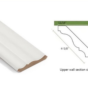 Wholesale White Primed MDF Moulding Skirting Ceiling Crown Molding