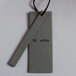 Custom Eco-friendly soft tags Canvas Cotton Fabric hangtag For Garment Baby Clothes