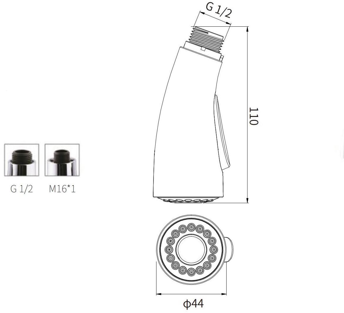 Modern High Quality Polished Strong Water Flow Impact And Auto Reset Function Sink Kitchen Faucet