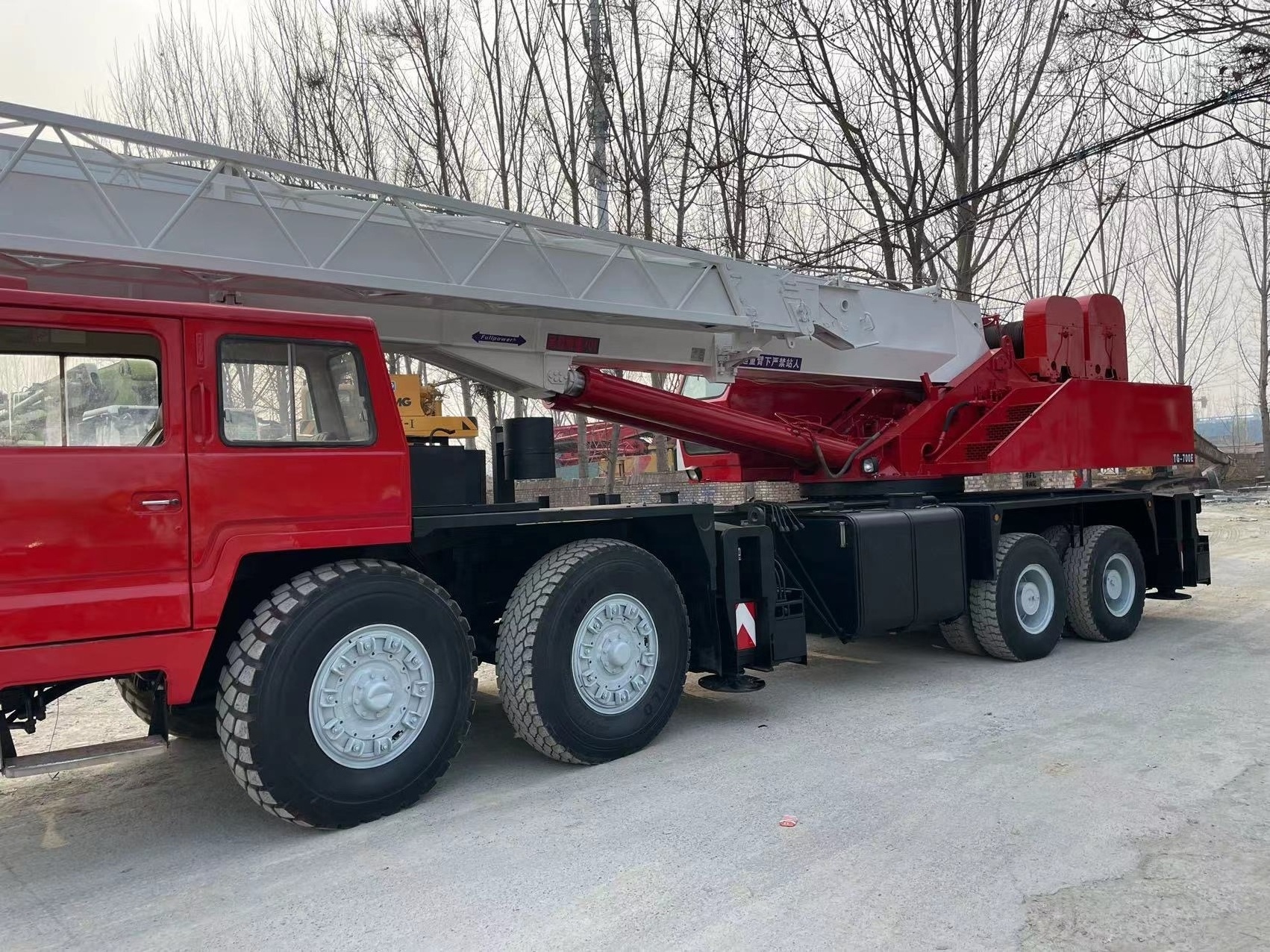 used 70t tadano tg700e mobile crane five booms good condition Japan original crane for hot sale