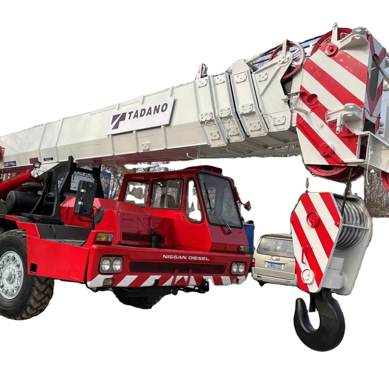 used 70t tadano tg700e mobile crane five booms good condition Japan original crane for hot sale