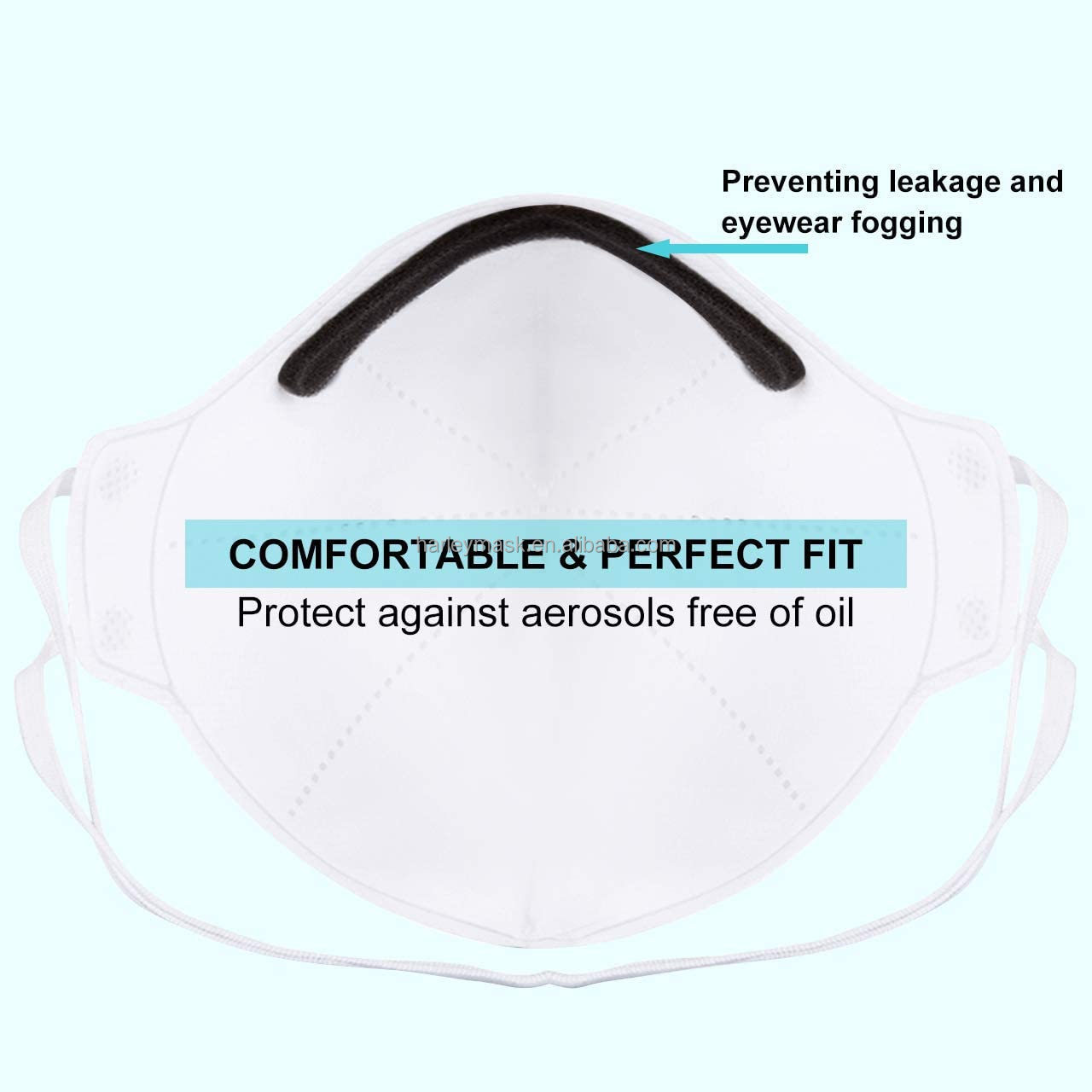 Wholesale Anti-dust Anti-fog and Haze Mask Pm2.5 Breathing Disposable N95 Face Dust Respirator Mask