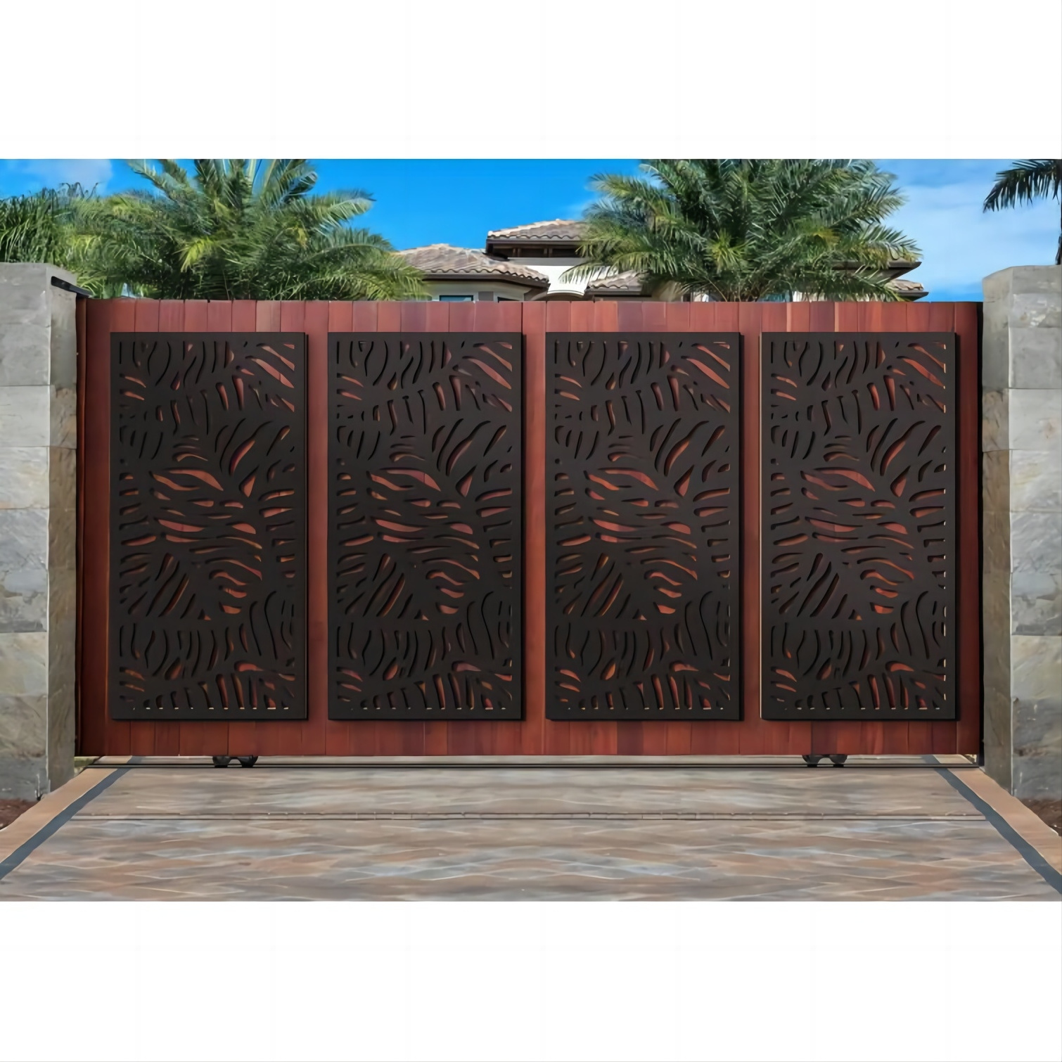 Swimming Pool Fencing Metal Fence Decorative Garden Fence With Custom Thickness And Pattern