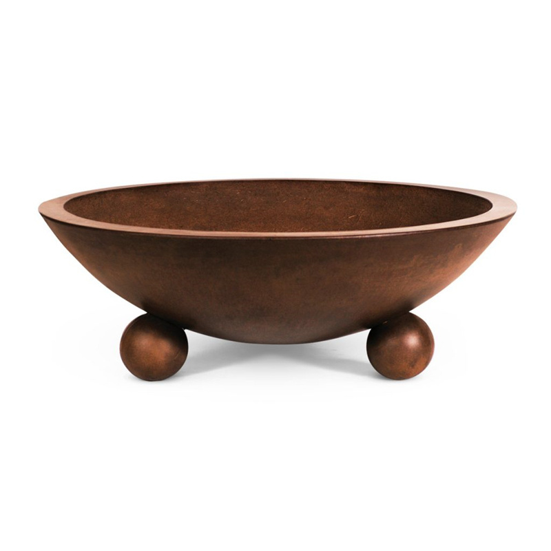 New Design Corten Steel Brazier Corten Steel Portable Fire Pit Outdoor Firepit Bowl