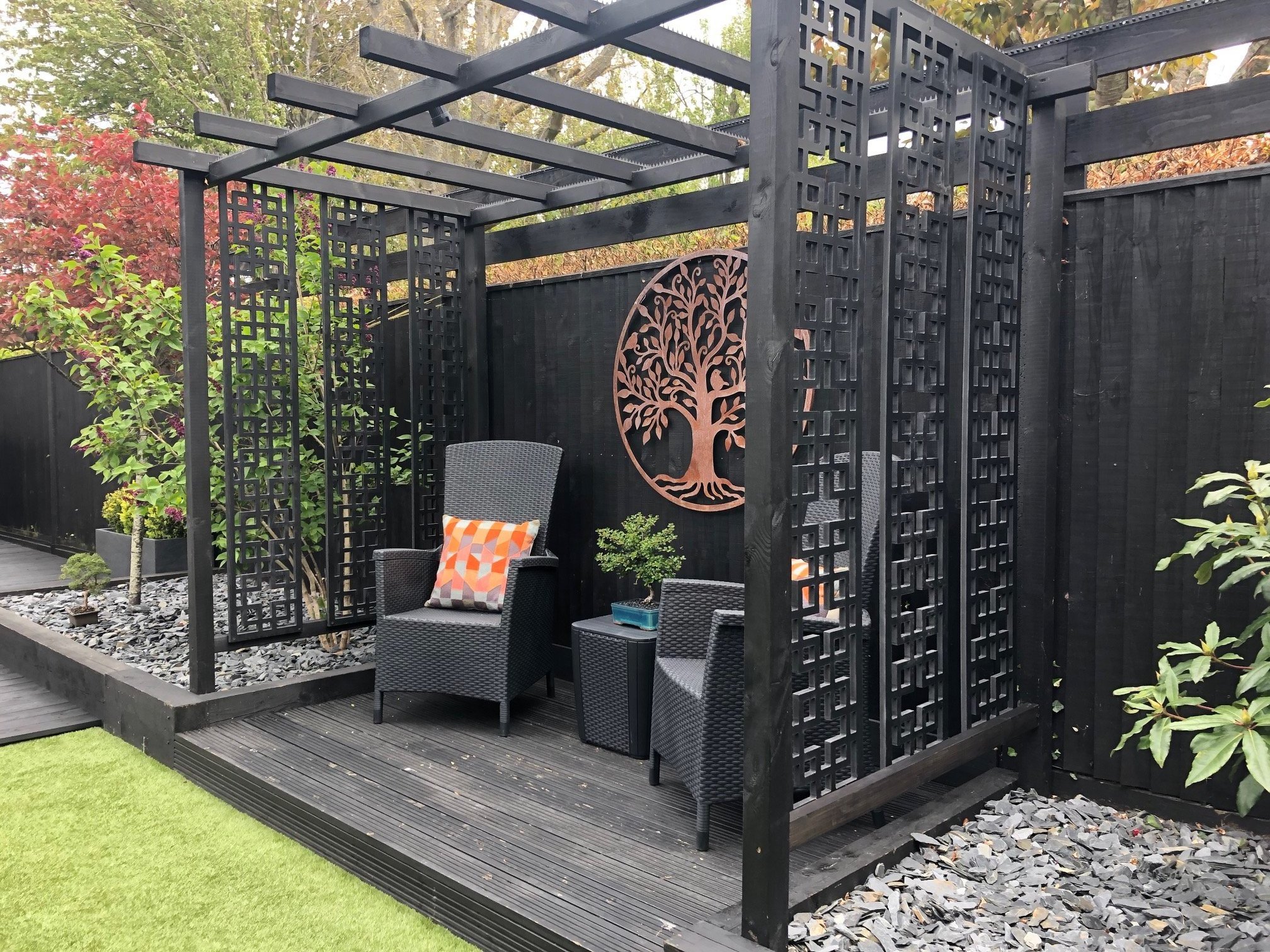 Composite Residential Decorative Metal Screen Trellis Gates No Dig Vinyl Privacy Garden Aluminum Fence Panels Fencing