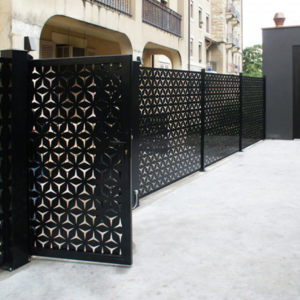 Composite Residential Decorative Metal Screen Trellis Gates No Dig Vinyl Privacy Garden Aluminum Fence Panels Fencing