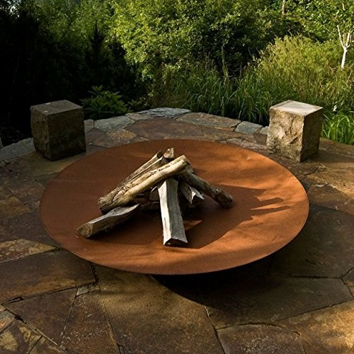 Outdoor Camping Oxidised Wood Burning Garden Metal Brasero Firebowl Firepit