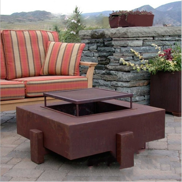 Outdoor Fireplace Steel Garden Treasures Fire Pit Steel Large Patio Fire Pit Outdoor Steel Firepits