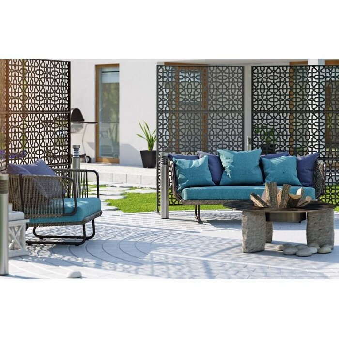 Composite Residential Decorative Metal Screen Trellis Gates No Dig Vinyl Privacy Garden Aluminum Fence Panels Fencing