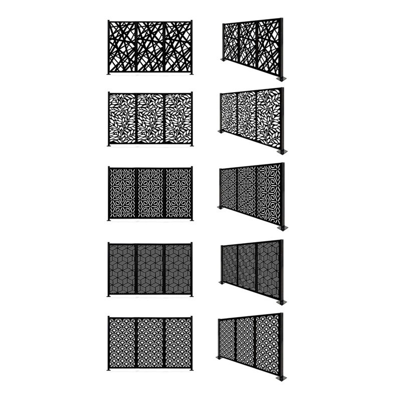 Decorative Highways and Railways Perforated Metal Acoustic Panels Sound Barriers Fence