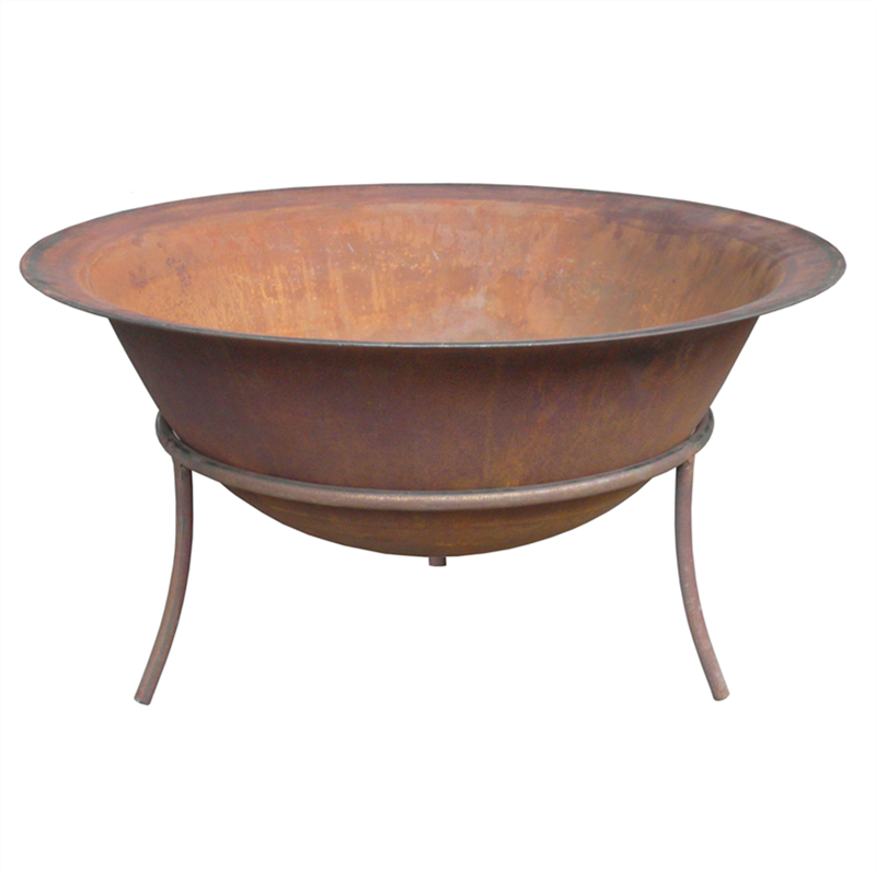 New Design Corten Steel Brazier Corten Steel Portable Fire Pit Outdoor Firepit Bowl