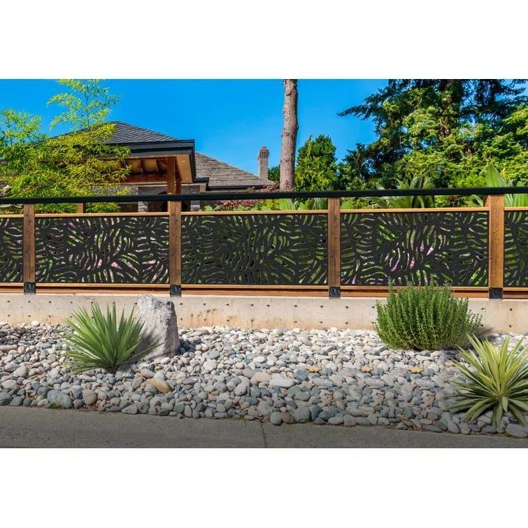 Swimming Pool Fencing Metal Fence Decorative Garden Fence With Custom Thickness And Pattern