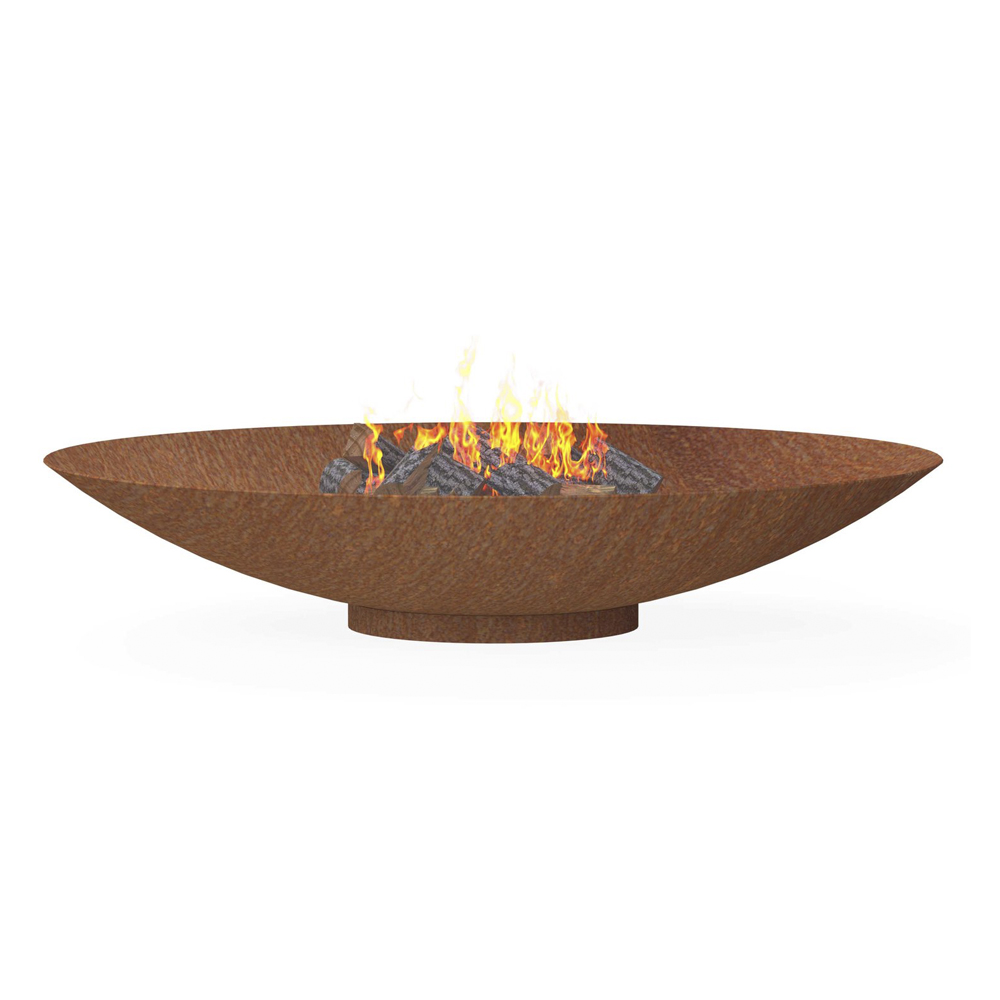 Outdoor Camping Oxidised Wood Burning Garden Metal Brasero Firebowl Firepit