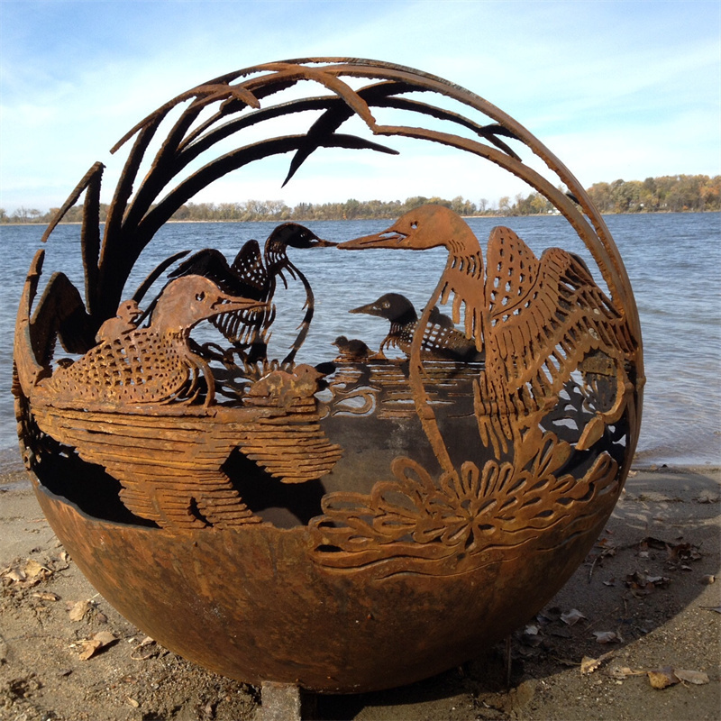 Wholesale Hot Style Outdoor Fireball Fire Pit Sphere Phoenix Sphere Fire Pit