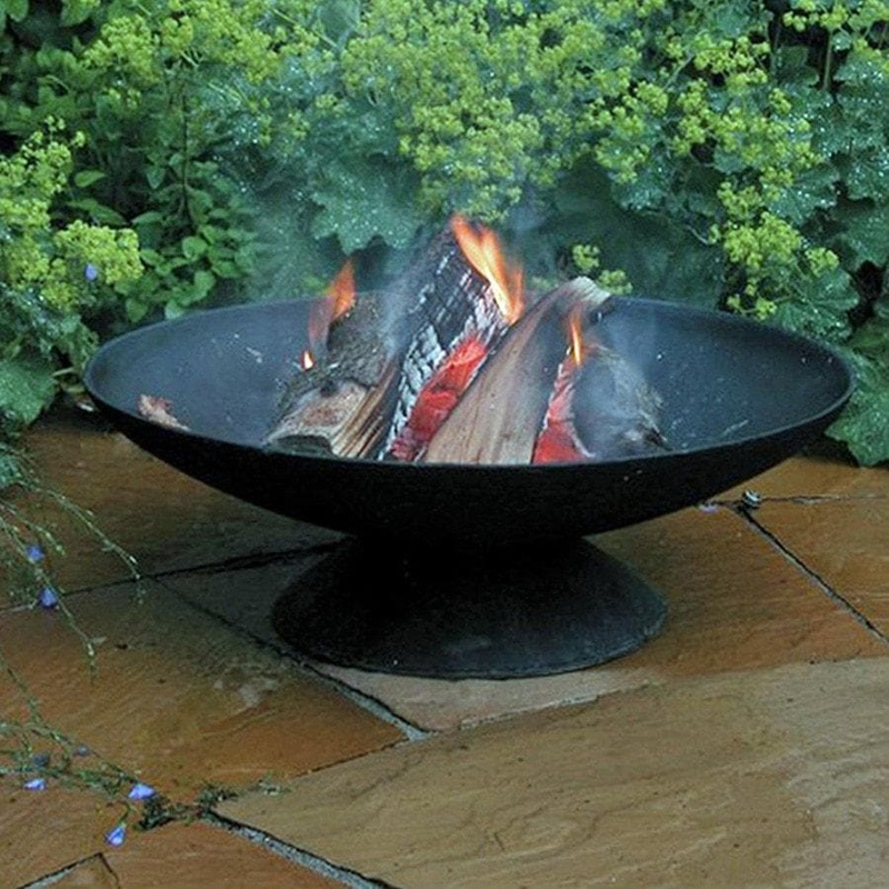 Extra Large Cast Iron Wood Burning Metal Rusty Indoor Corten Steel Fire Pit