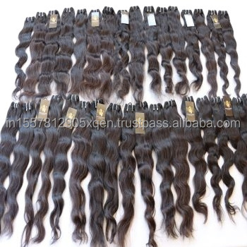 Virgin Unprocessed Wavy Straight Human Donor Hair Extensions From India Mink Hair Supplier Raw Cambodian Hair Natural Color