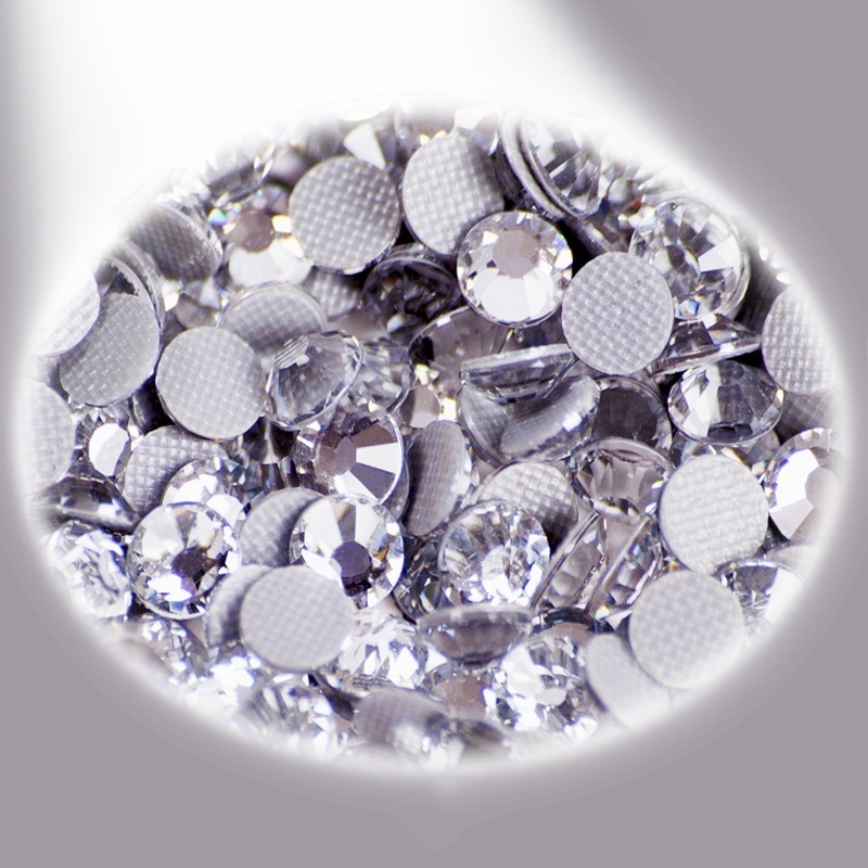 U2028 High Quality Flat Back Hot Fix Rhinestone Crystals Normal Colors with Strong Glue