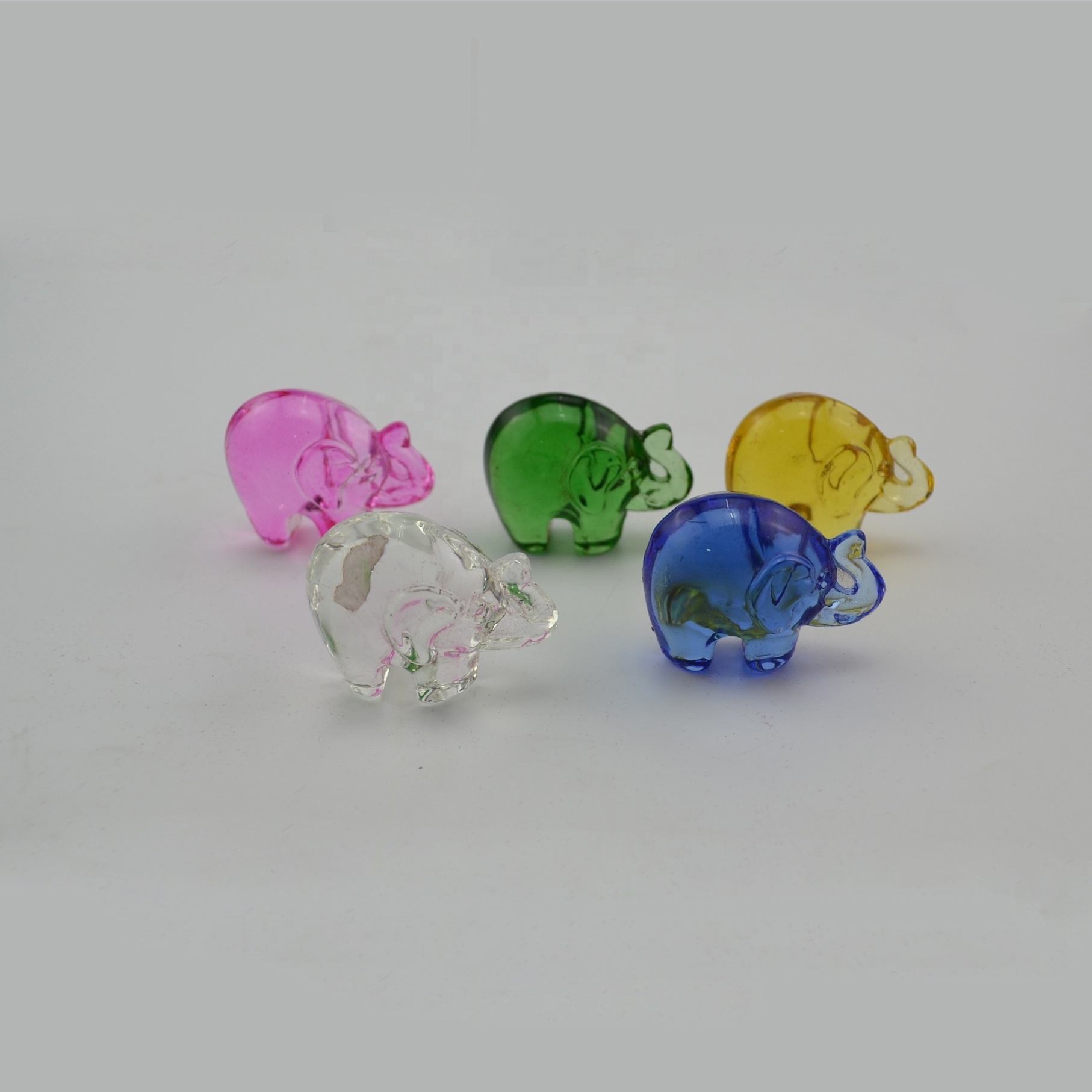 Good Quality Glass Gifts Beautiful Small Glass Statue As A Gift To Your Friends Glass Elephannt