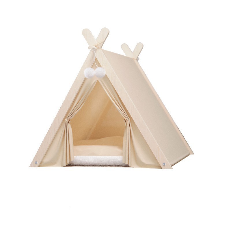 Four Seasons Universal Warm Playable Enclosed pine winter warm puppy cat tent