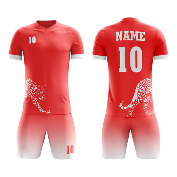 The new Sublimation Heat transfer team/club uniform the latest design of youth football clothing set custom