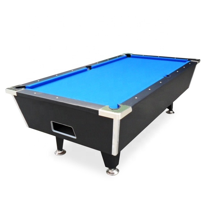 Balls Auto-Return System Solid Wood Painting Slate Stone Marble 7ft 8ft 9ft Token Coin Operating Billiard Pool Table