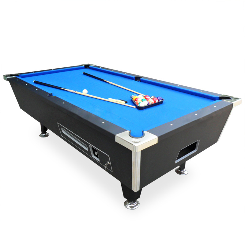 Balls Auto-Return System Solid Wood Painting Slate Stone Marble 7ft 8ft 9ft Token Coin Operating Billiard Pool Table